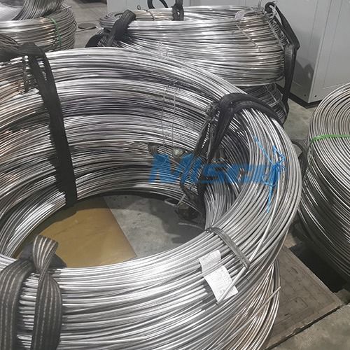 TP304/304L 3/8in Stainless Steel Coiled Tubing Single Core Tubing For Marine